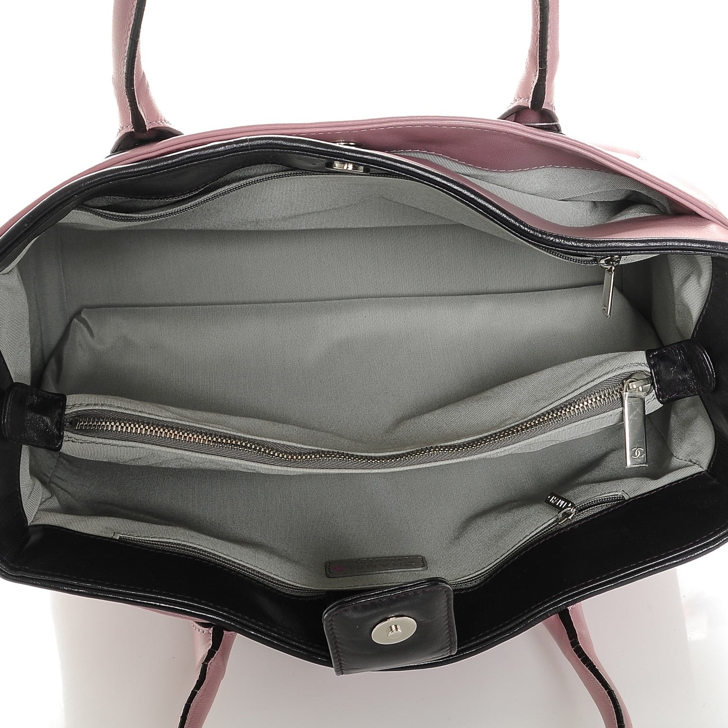Chanel Lambskin Executive Cerf Shopper Tote Light Purple 5 of 9