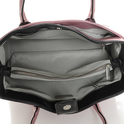 Chanel Lambskin Executive Cerf Shopper Tote Light Purple 5 of 9