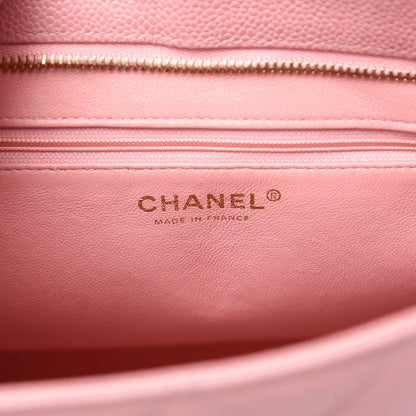 Chanel Caviar Quilted Medallion Tote Light Pink 6 of 13