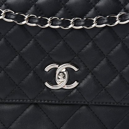 Chanel Calfskin Quilted In The Business Flap Bag Black 11 of 12