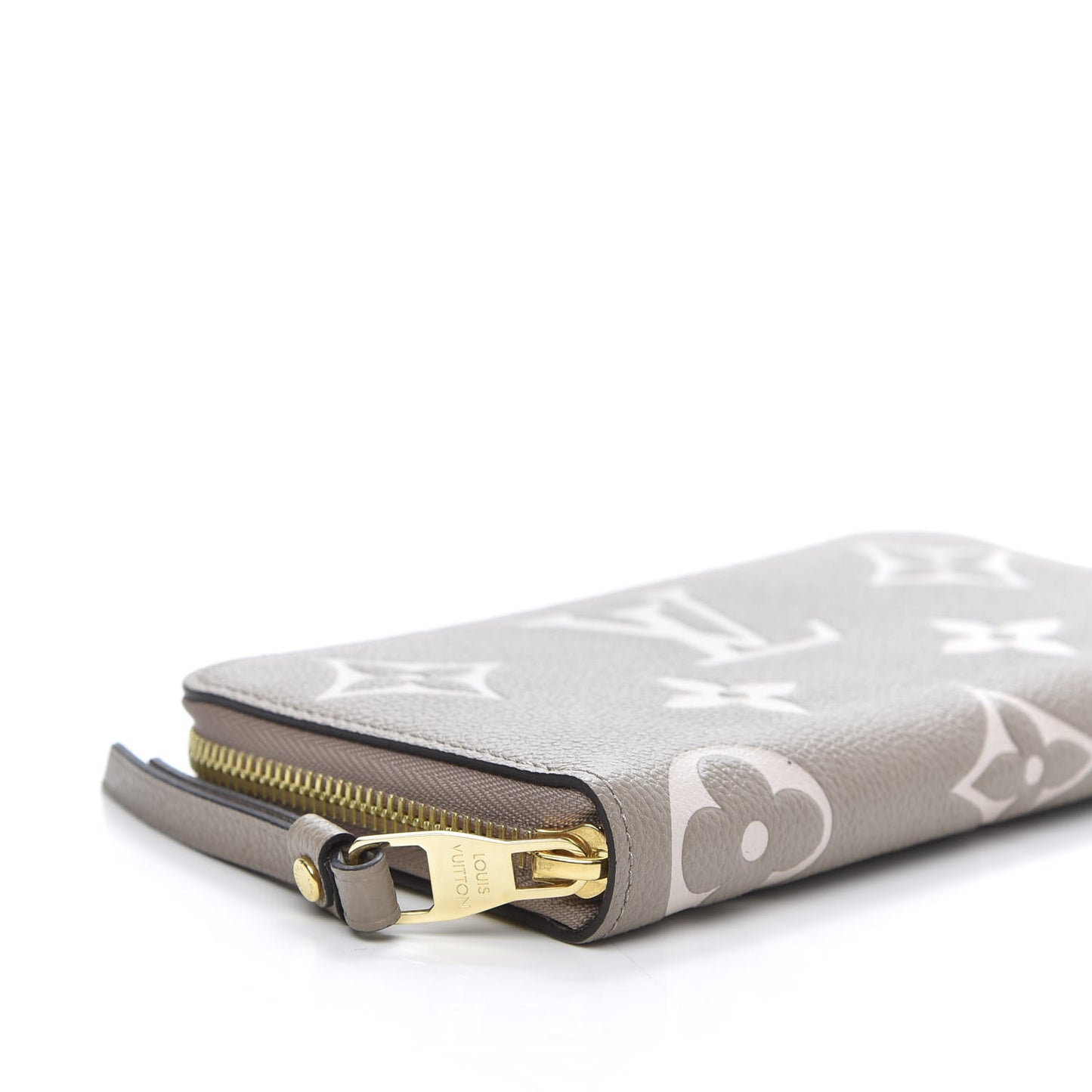 Empreinte Monogram Giant Zippy Wallet Tourterelle Creme
