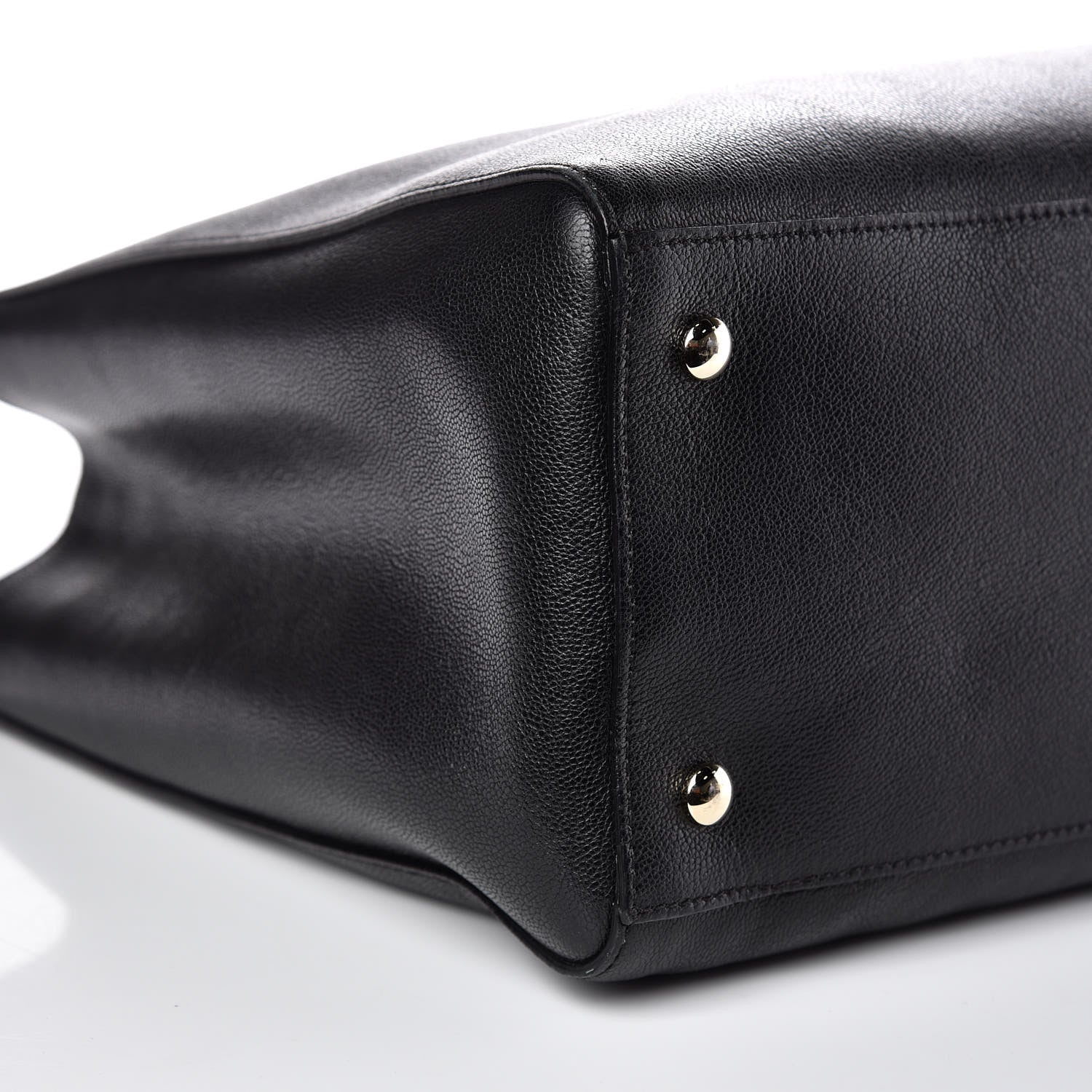 Versace Vitello Medusa Short Handle Tote Black 7 of 14