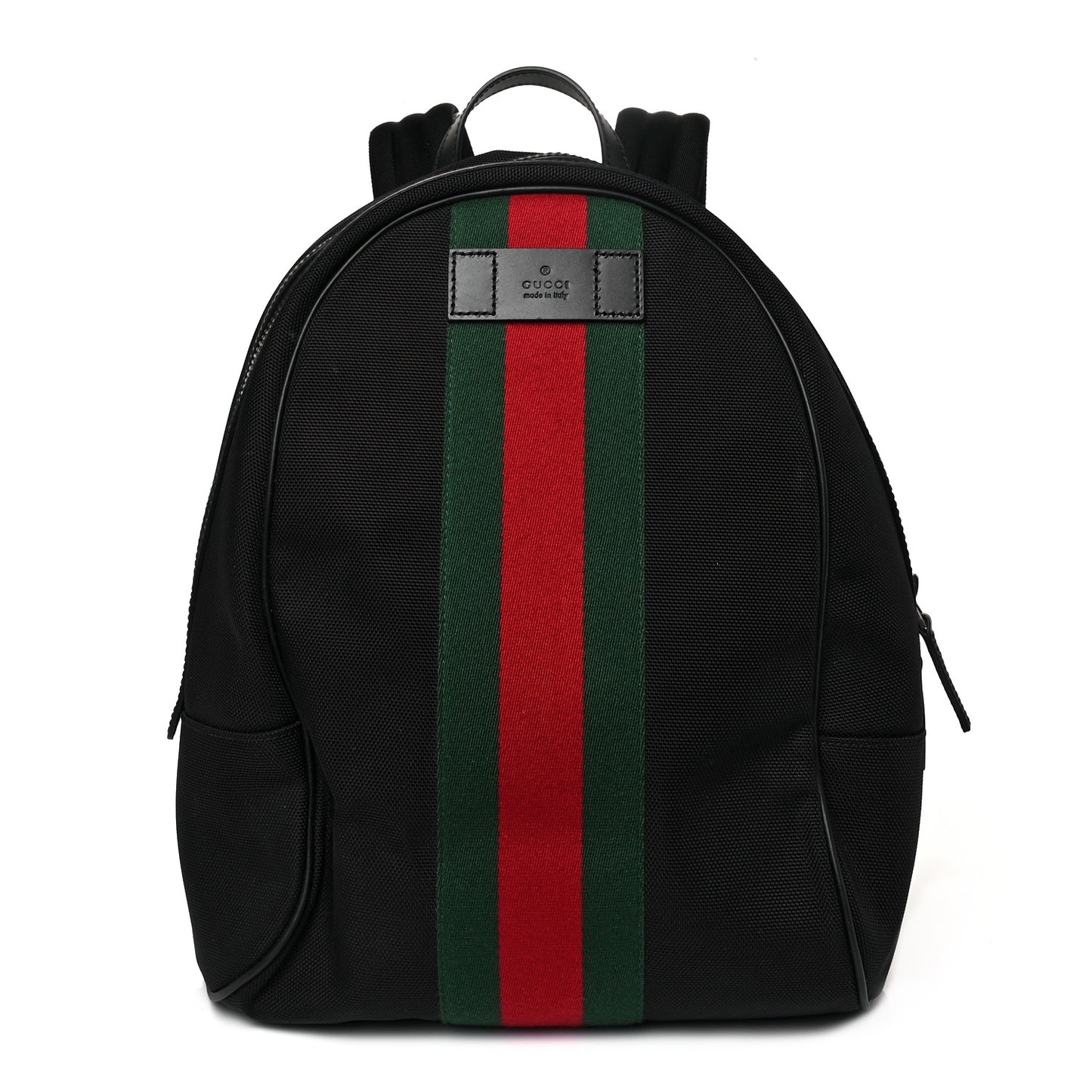 Techno Canvas Web Backpack Black