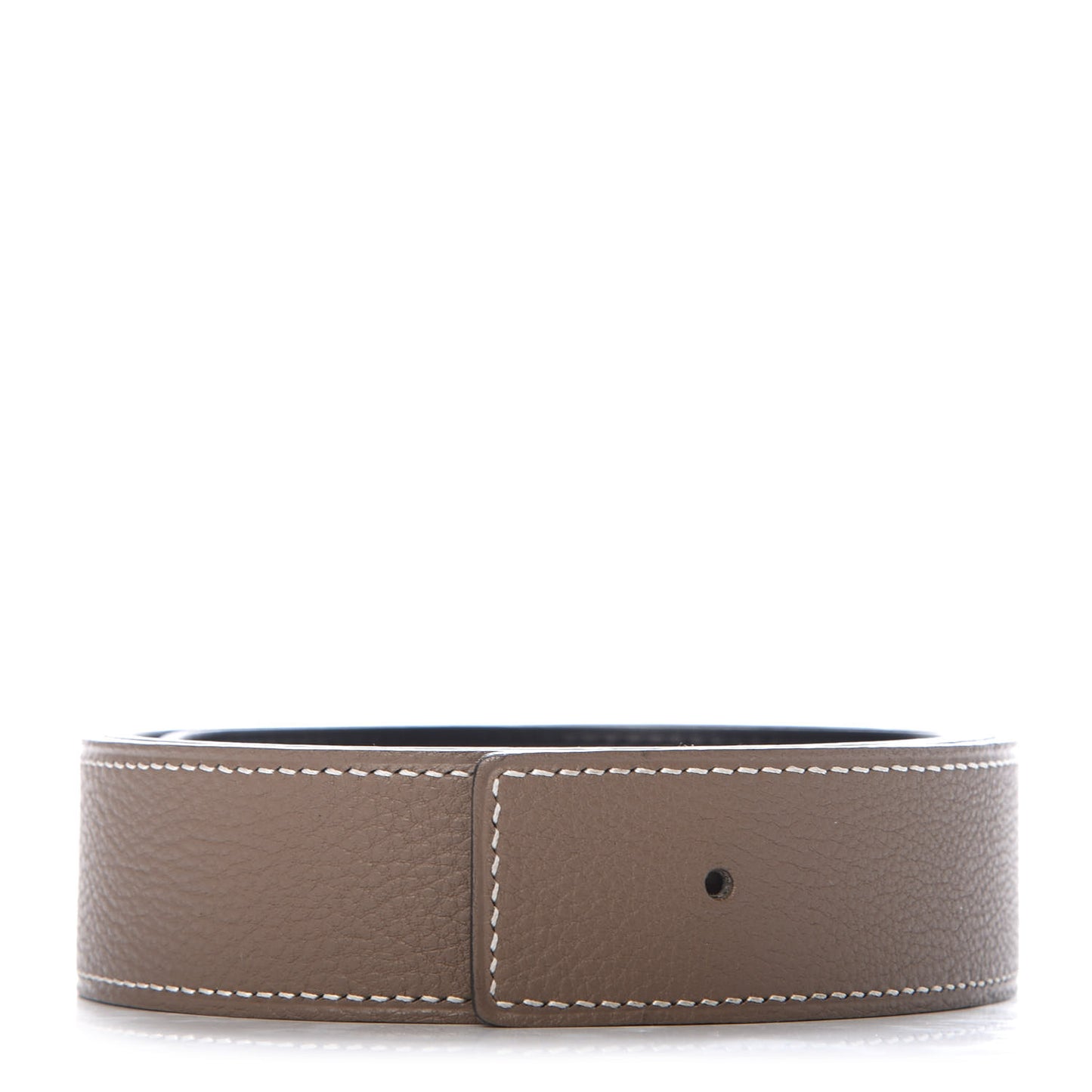 Box Togo 32mm Belt Strap 85 Black Etoupe