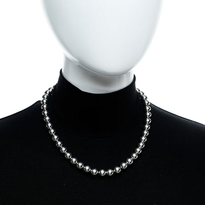 Tiffany Sterling Silver 10mm Hardwear Ball Necklace 2 of 5
