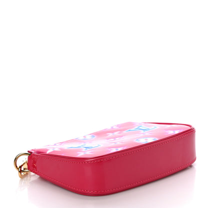 Louis Vuitton Vernis Valentine Mini Pochette Accessories Fuchsia Neon 4 of 10