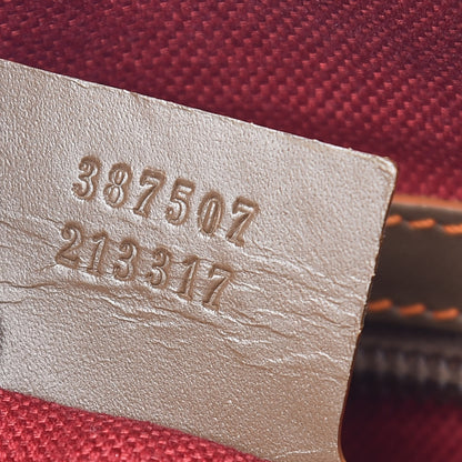 Gucci GG Supreme Monogram Web Medium Shoulder Bag Brown 7 of 10