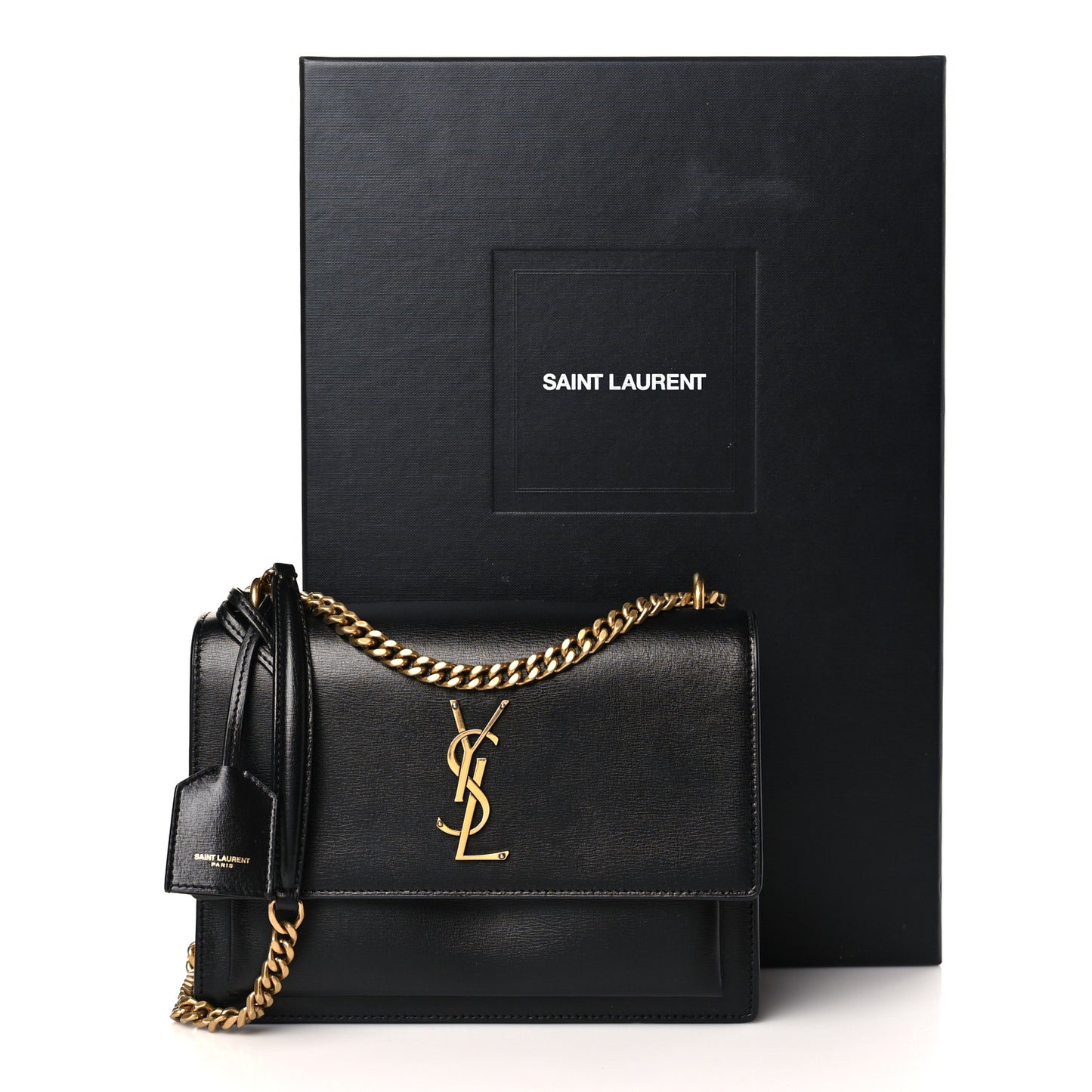 Calfskin Medium Monogram Sunset Black