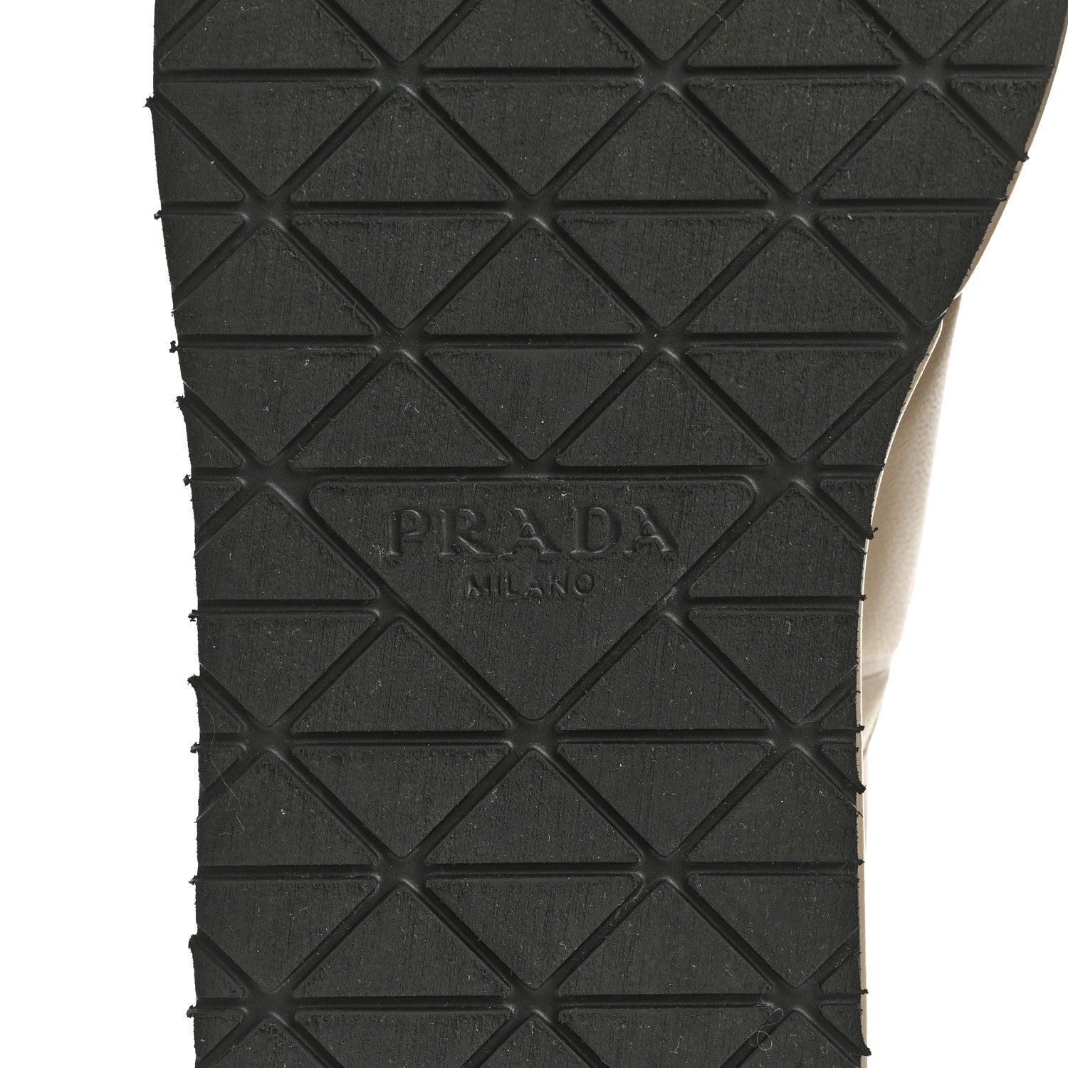 Prada Nappa Quilted Padded Platform Slingback Sandals 37.5 Deserto 8 of 10