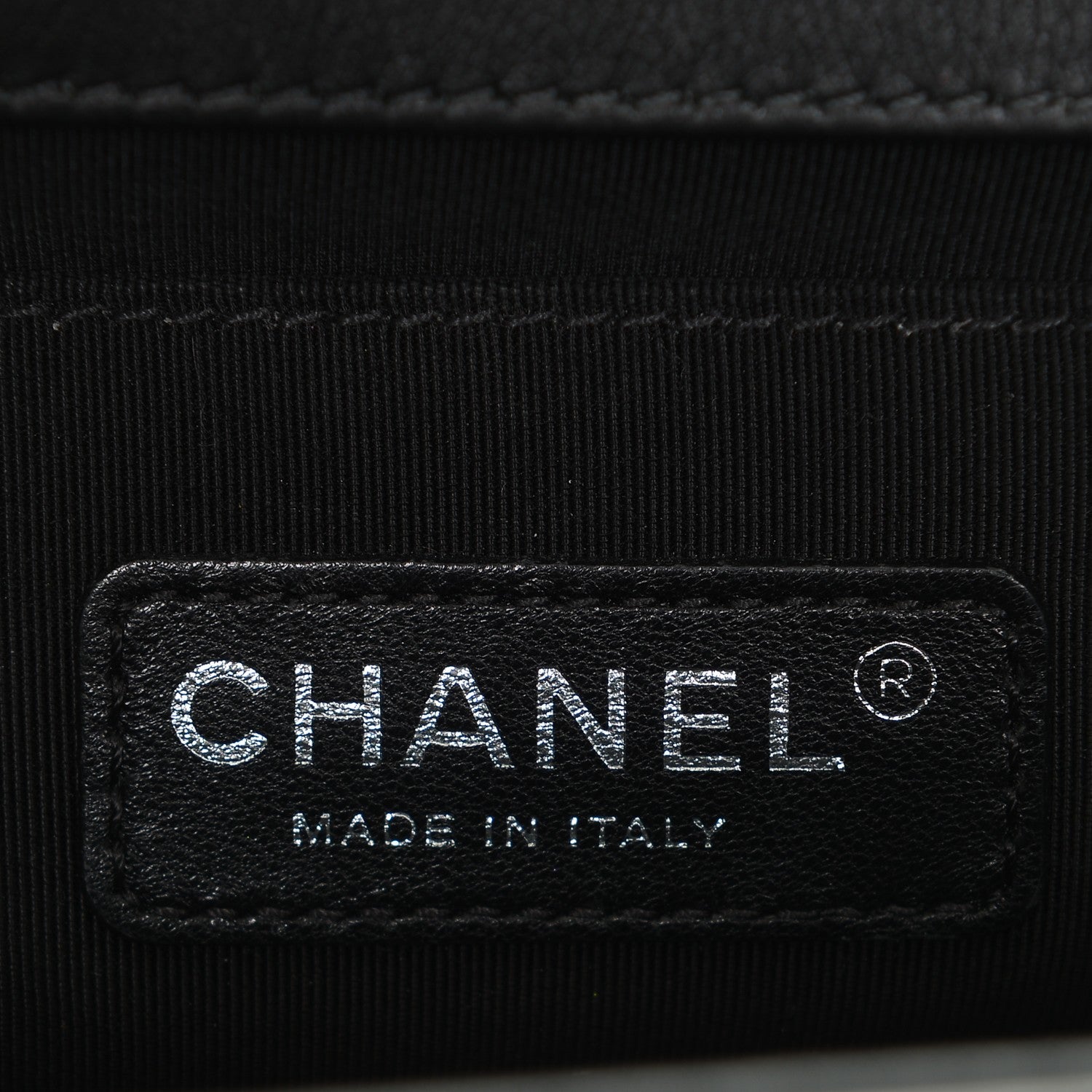 Chanel Patent Calfskin Quilted Medium Plexiglass Boy Flap Black 6 of 7