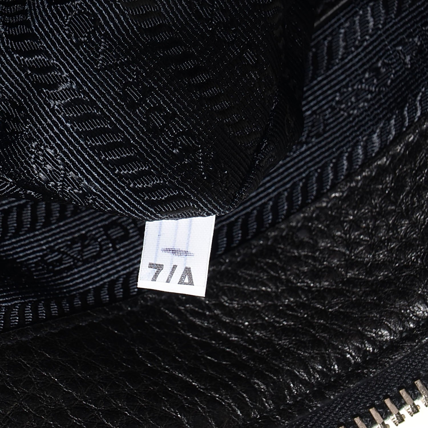 Prada Vitello Daino Tote Nero Black 7 of 11
