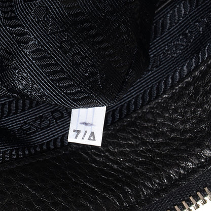 Prada Vitello Daino Tote Nero Black 7 of 11
