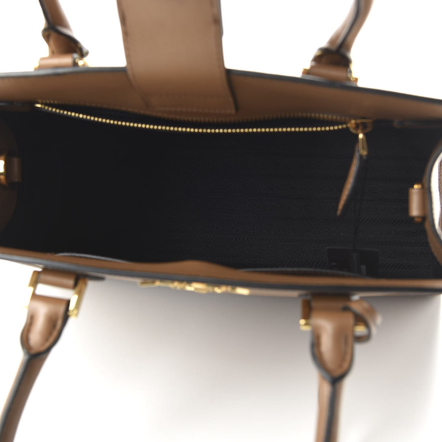 Prada Saffiano Soft Calfskin Tote Cannella 5 of 9