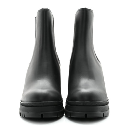 Prada Vitello Montana Lug Sole Chelsea 55mm Boots 40 Black 2 of 9