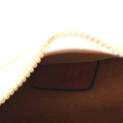 Celine Canvas Calfskin Ava Triomphe Shoulder Bag White 6 of 8