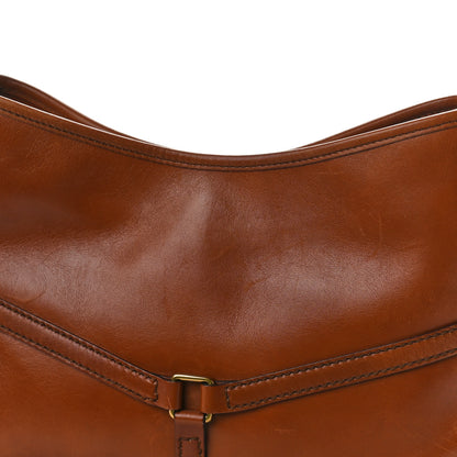 Gucci Calfskin GG Reins Hobo Tan 10 of 11