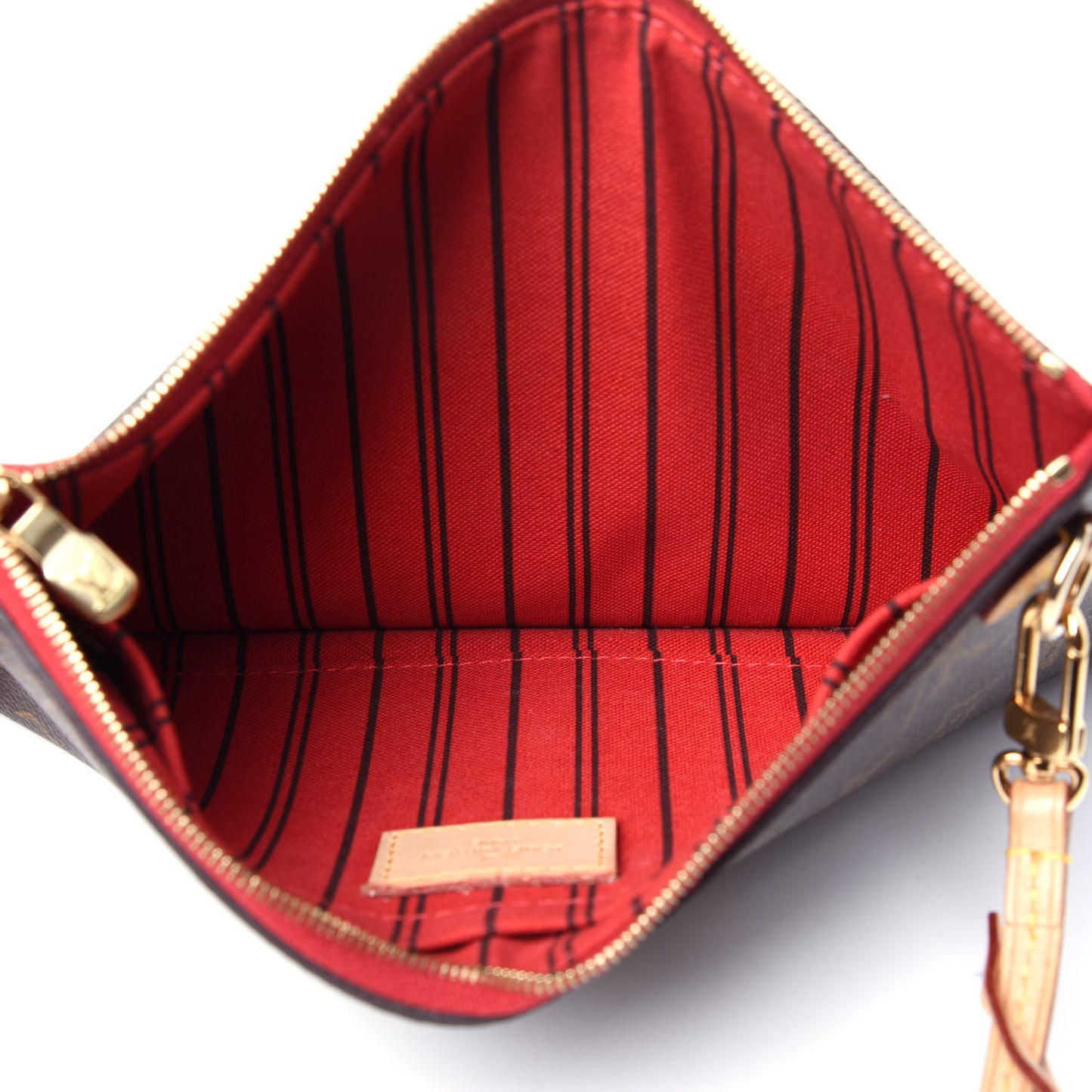 Monogram Neverfull MM GM Pochette Cherry