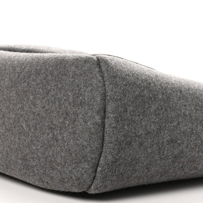 Hermes Felt Sac De Pansage Groom Bag Acier 11 of 11