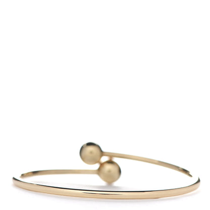 Tiffany 18K Yellow Gold 8mm HardWear Ball Bypass Bracelet 3 of 5