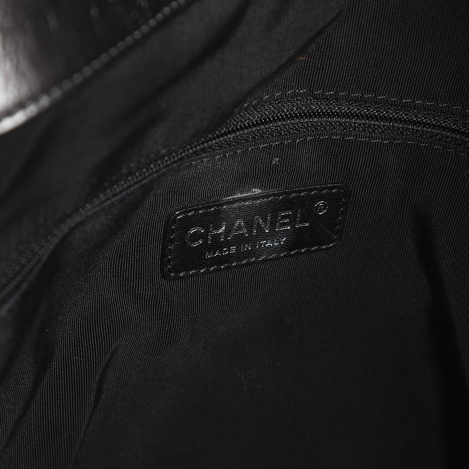 Chanel Glazed Calfskin Quilted Large Chain Me Tote Dark Grey 6 of 7