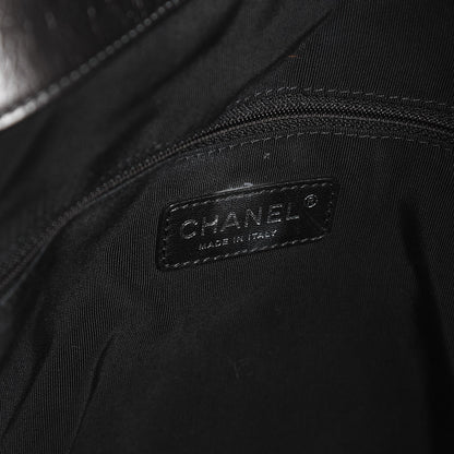 Chanel Glazed Calfskin Quilted Large Chain Me Tote Dark Grey 6 of 7