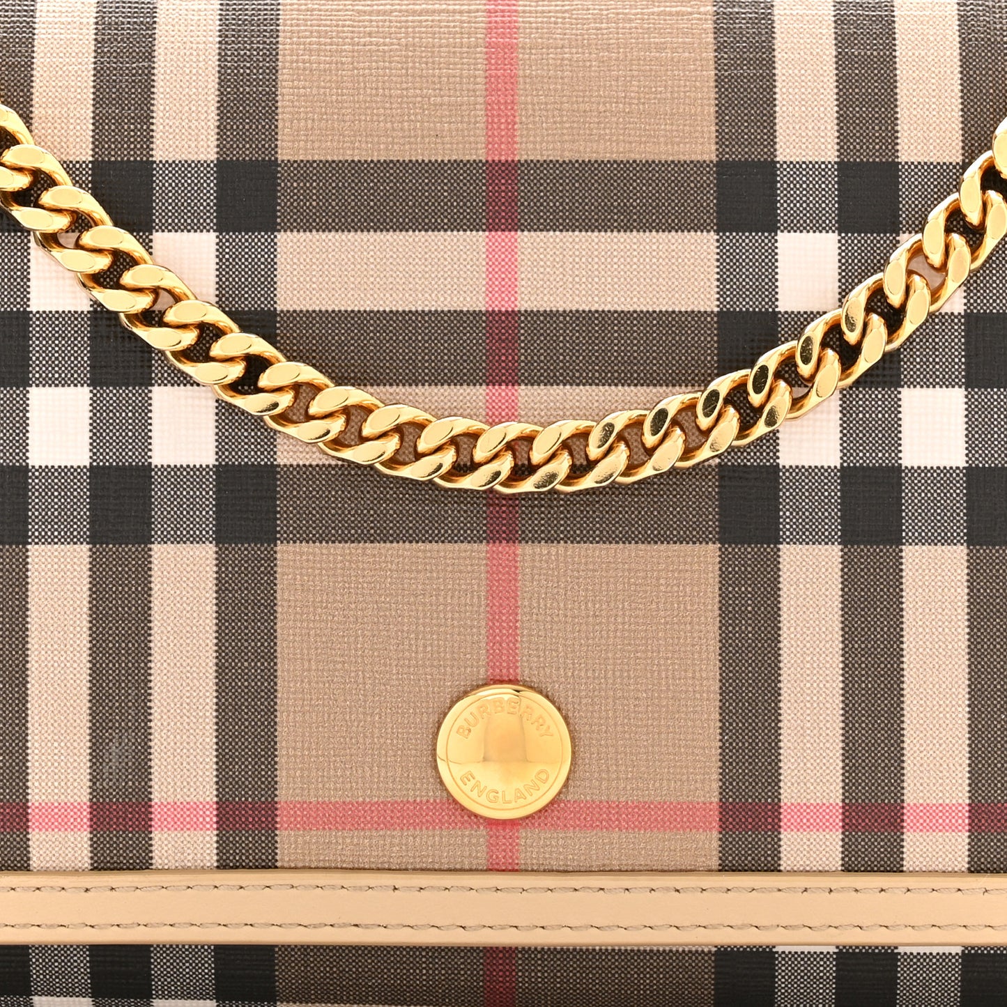 Vintage Check Hanna Crossbody Wallet On Chain Trench