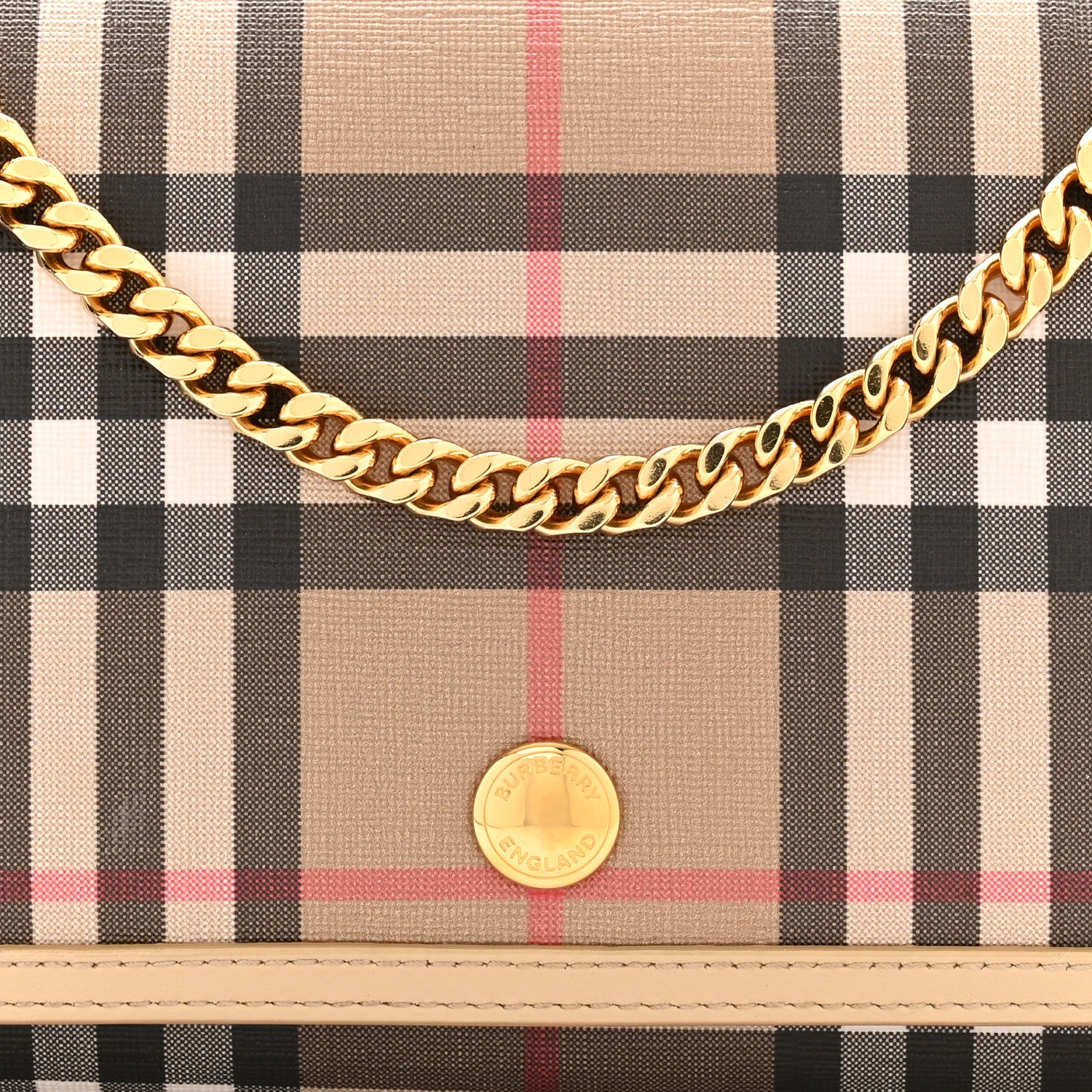 Burberry Vintage Check Hanna Crossbody Wallet On Chain Trench 7 of 12