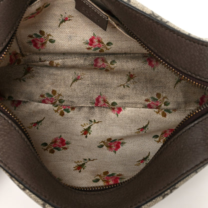 Gucci GG Supreme Monogram Web Neo Vintage Shoulder Bag Beige New Acero Crop 5 of 11