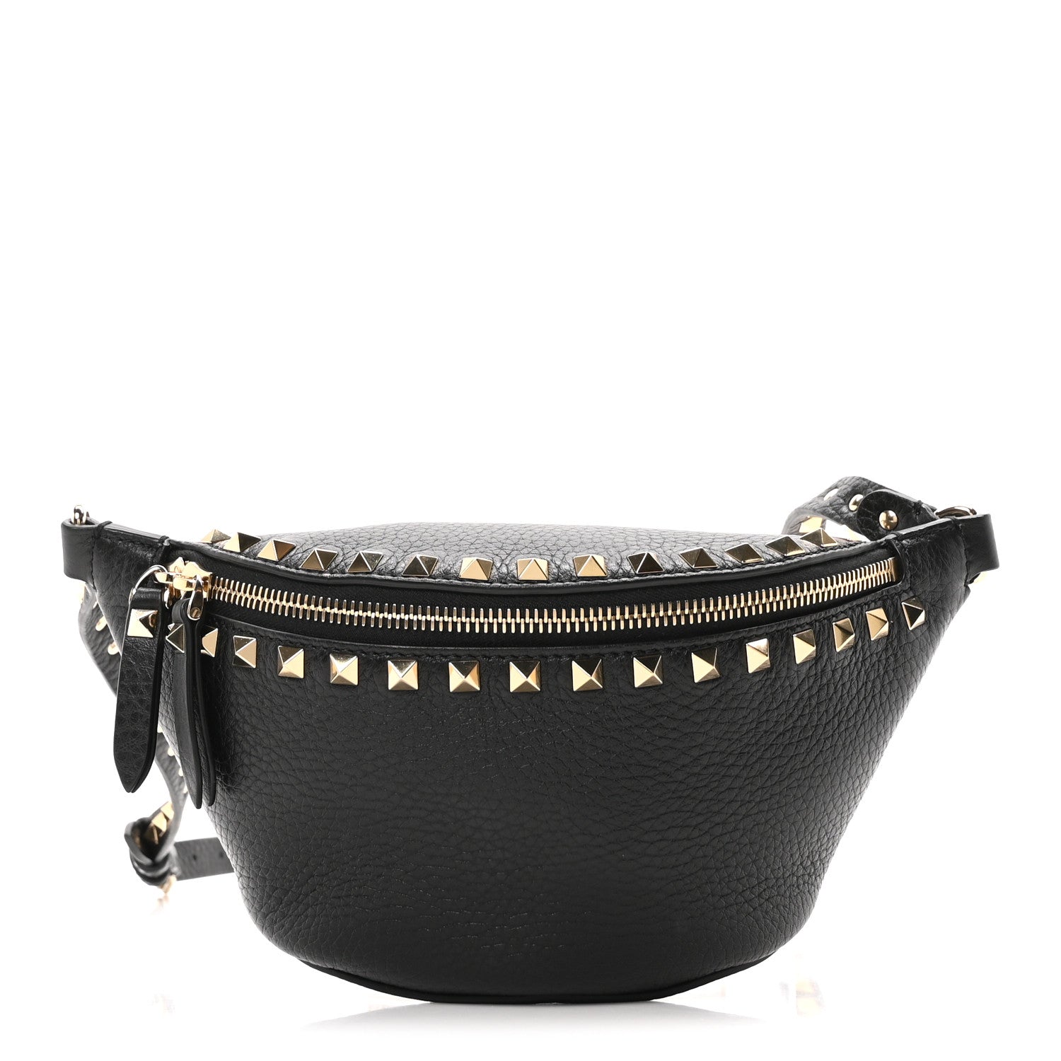 Valentino Garavani Calfskin Rockstud Belt Bag Black 1 of 9