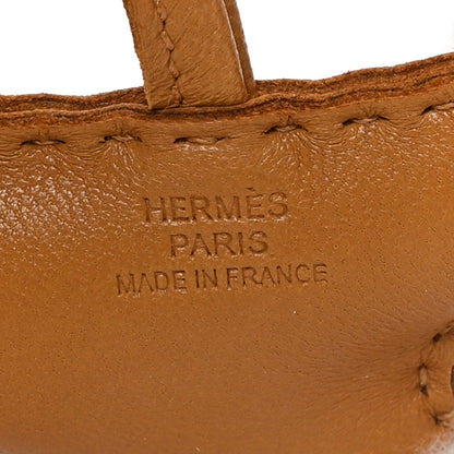 Hermes Milo Lambskin Shearling Budy Charm Sesame 3 of 4