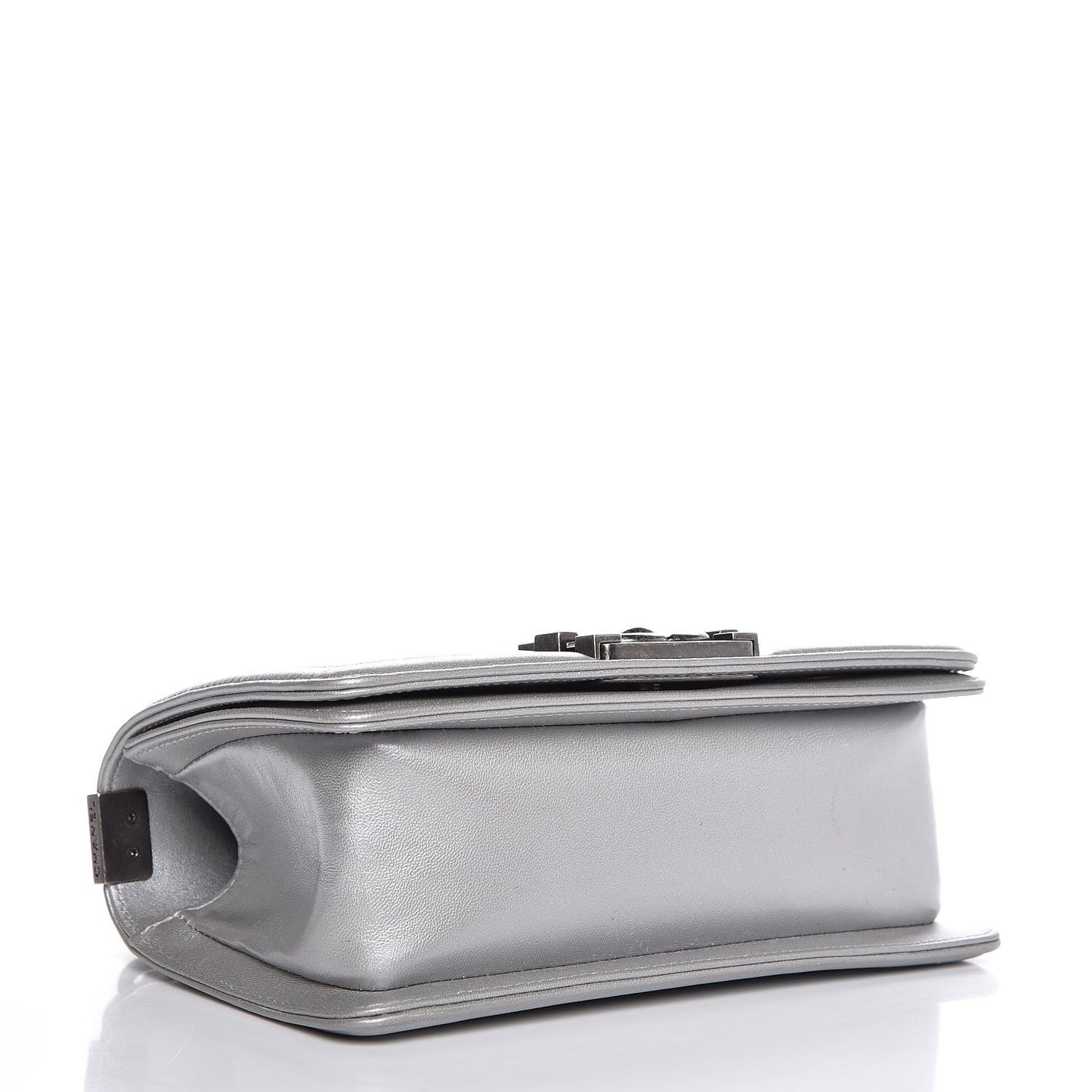 Galuchat Stingray Small Boy Flap Silver