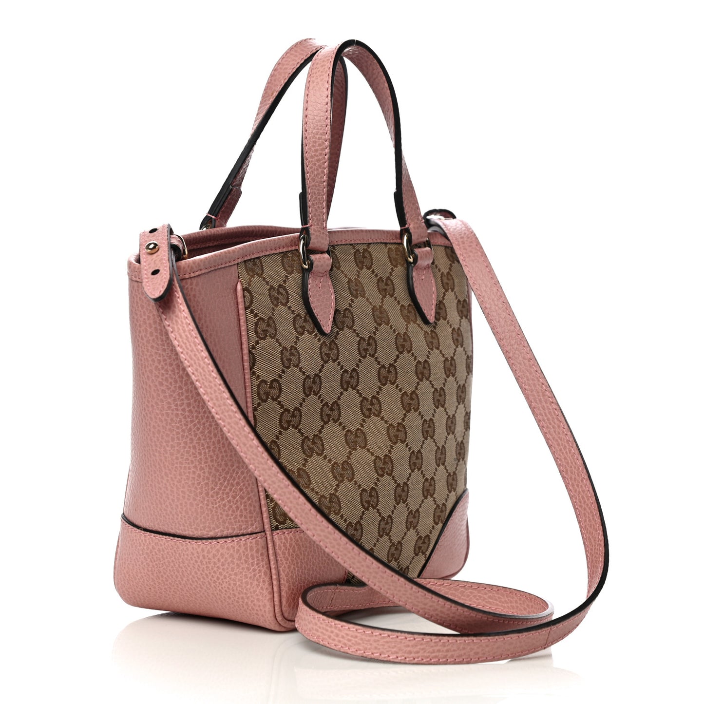 Monogram Small Bree Tote Beige Soft Pink