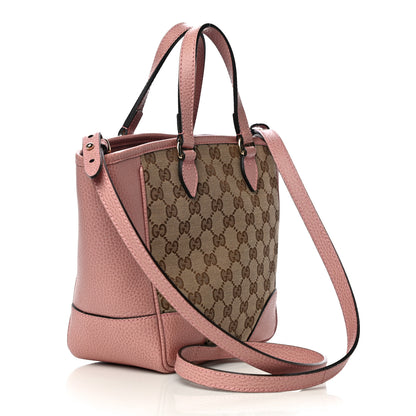 Gucci Monogram Small Bree Tote Beige Soft Pink 3 of 16
