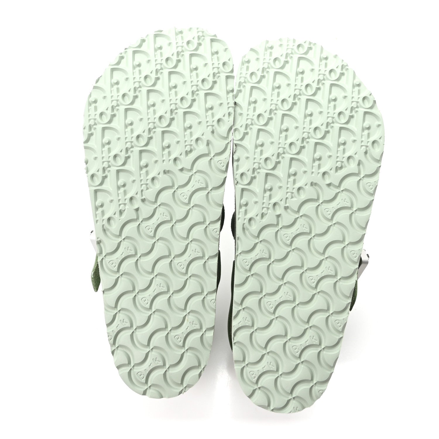 Christian Dior X BIRKENSTOCK Suede Calfskin Tokio Mule 41 Water Green 6 of 10