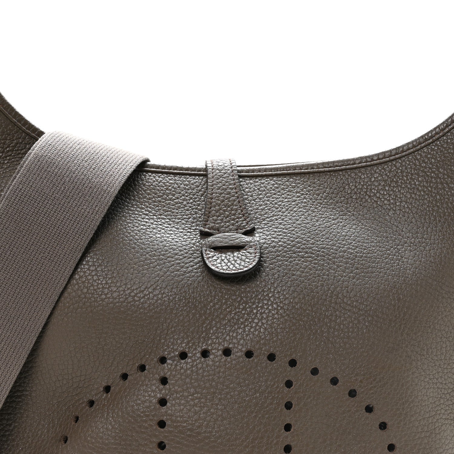 Hermes Taurillon Clemence Evelyne III PM Etain 8 of 10
