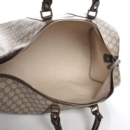 Gucci GG Plus Monogram Large Carry On Duffle Bag Brown 5 of 7