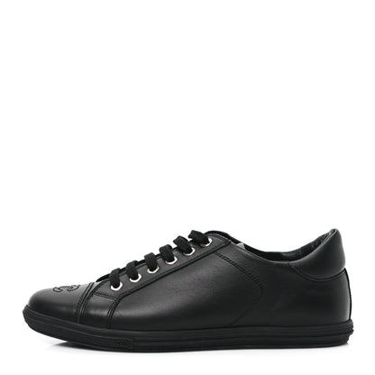 Chanel Calfskin Womens Sneakers 37 Black 1 of 8