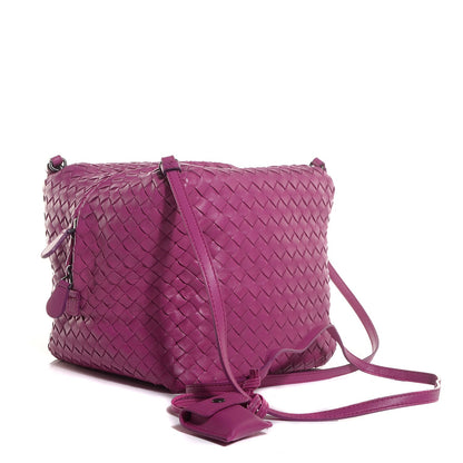 Bottega Veneta Nappa Intrecciato Cube Messenger Ametiste 3 of 8