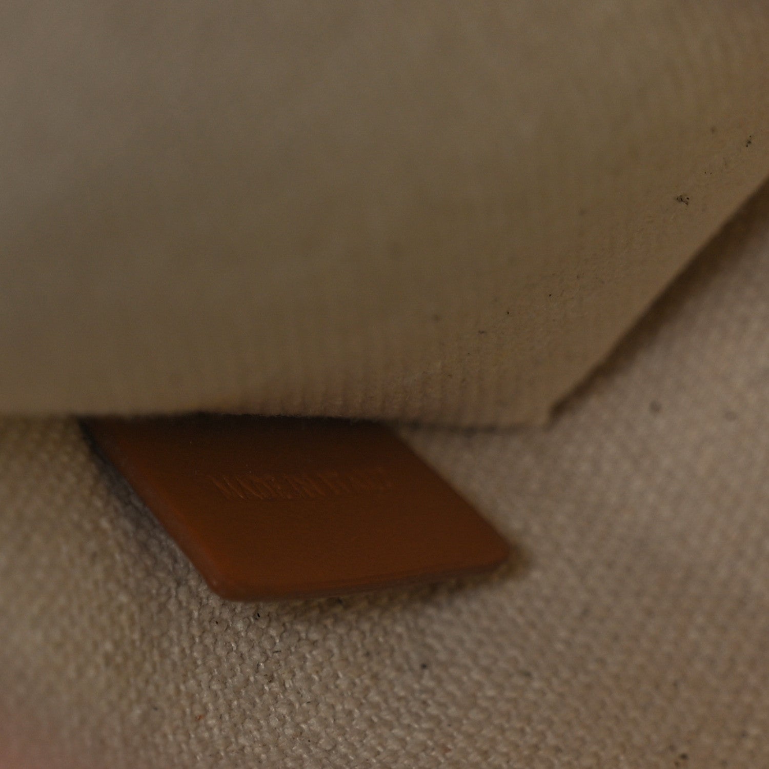 Celine Canvas Calfskin Mini Vertical Cabas Natural Tan 6 of 10