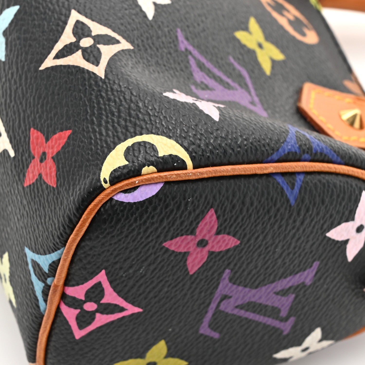 Louis Vuitton Monogram Multicolor Mini Sac HL Speedy Black 13 of 15