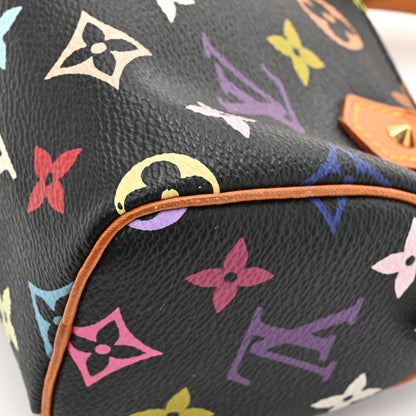 Louis Vuitton Monogram Multicolor Mini Sac HL Speedy Black 13 of 15
