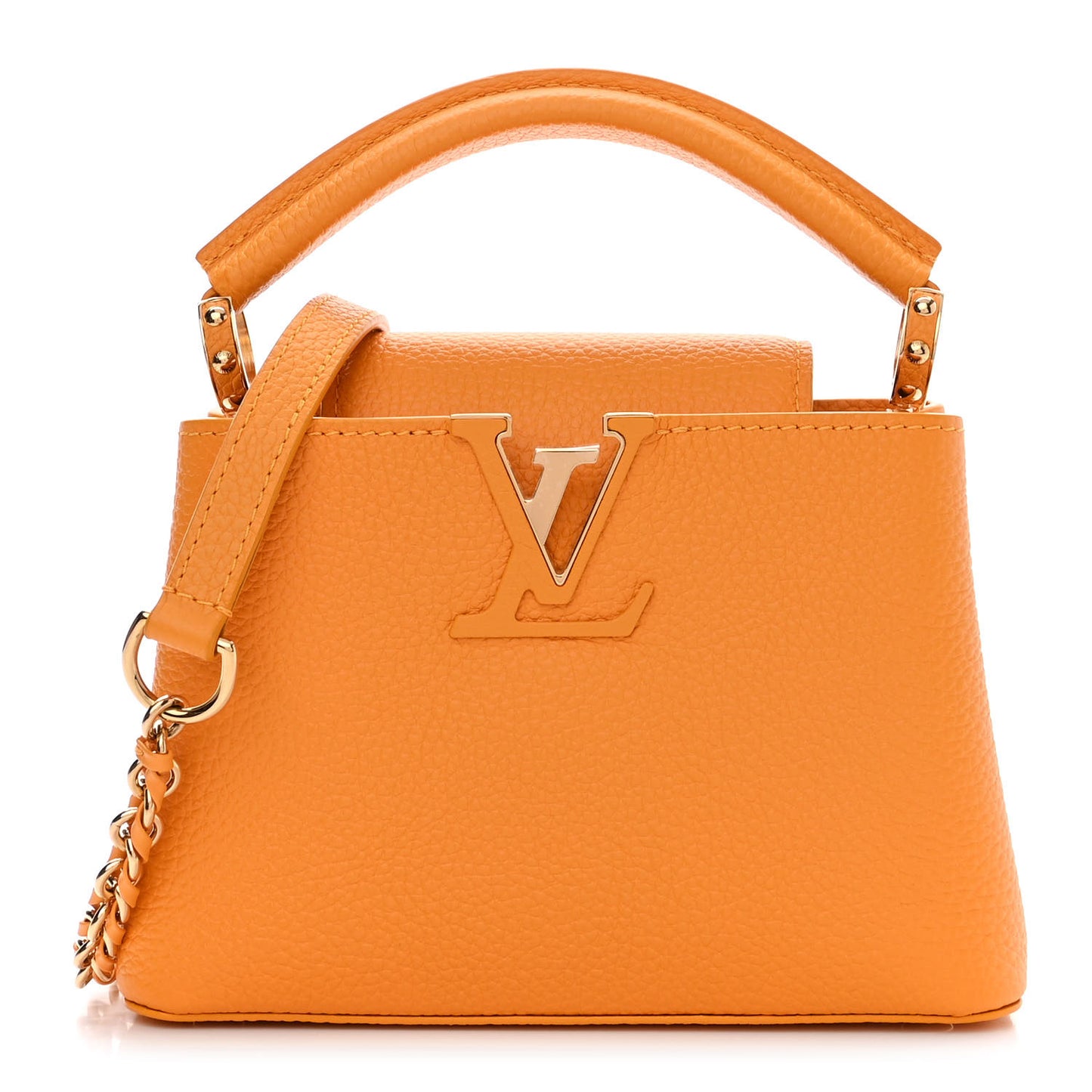 Taurillon Mini Capucines Sunbeam Yellow
