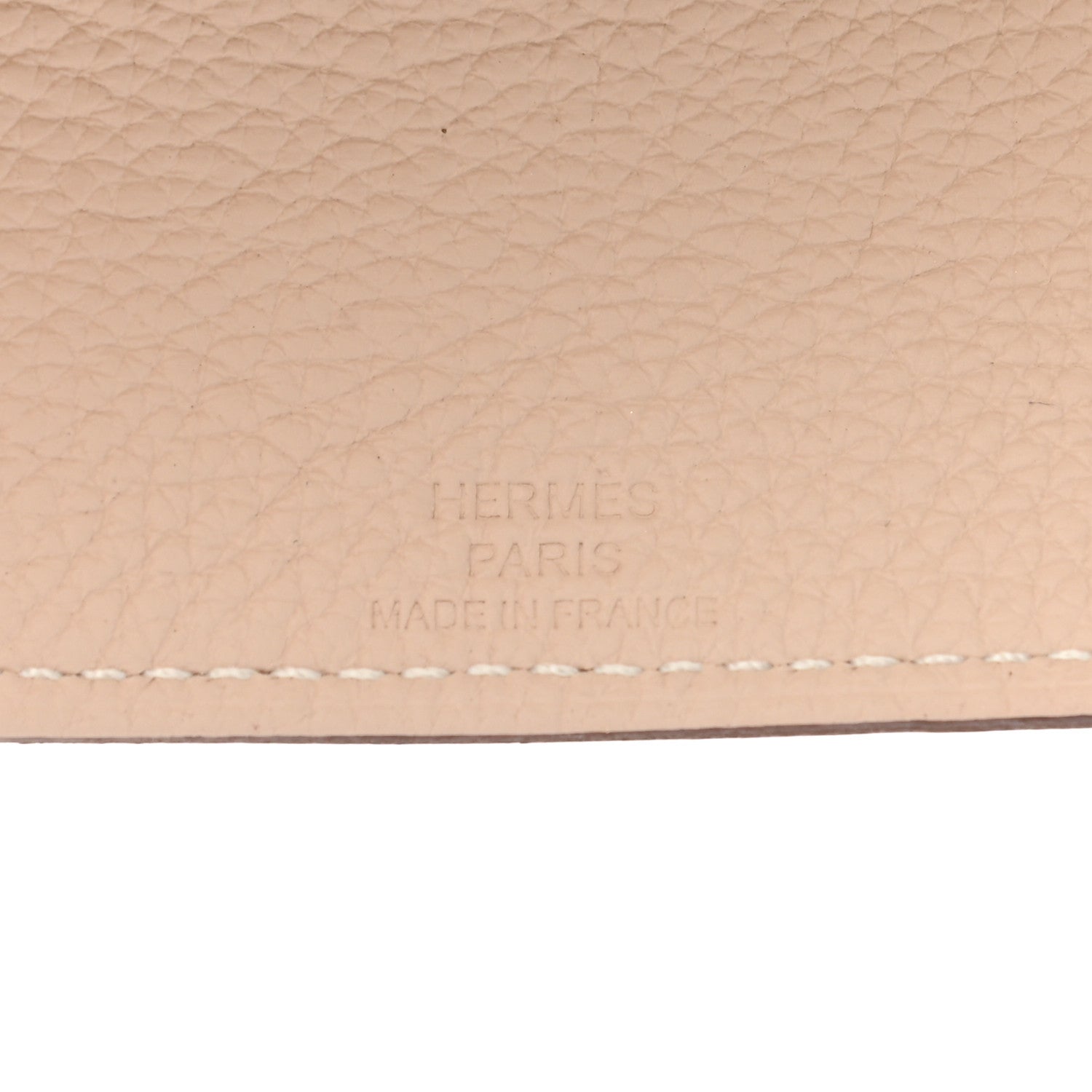 Hermes Taurillon Clemence Mises et Relances Robe Du Soire Change Tray Jaune Ivoire 5 of 7