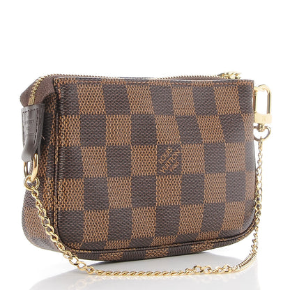 Louis Vuitton Damier Ebene Mini Pochette Accessories 3 of 8