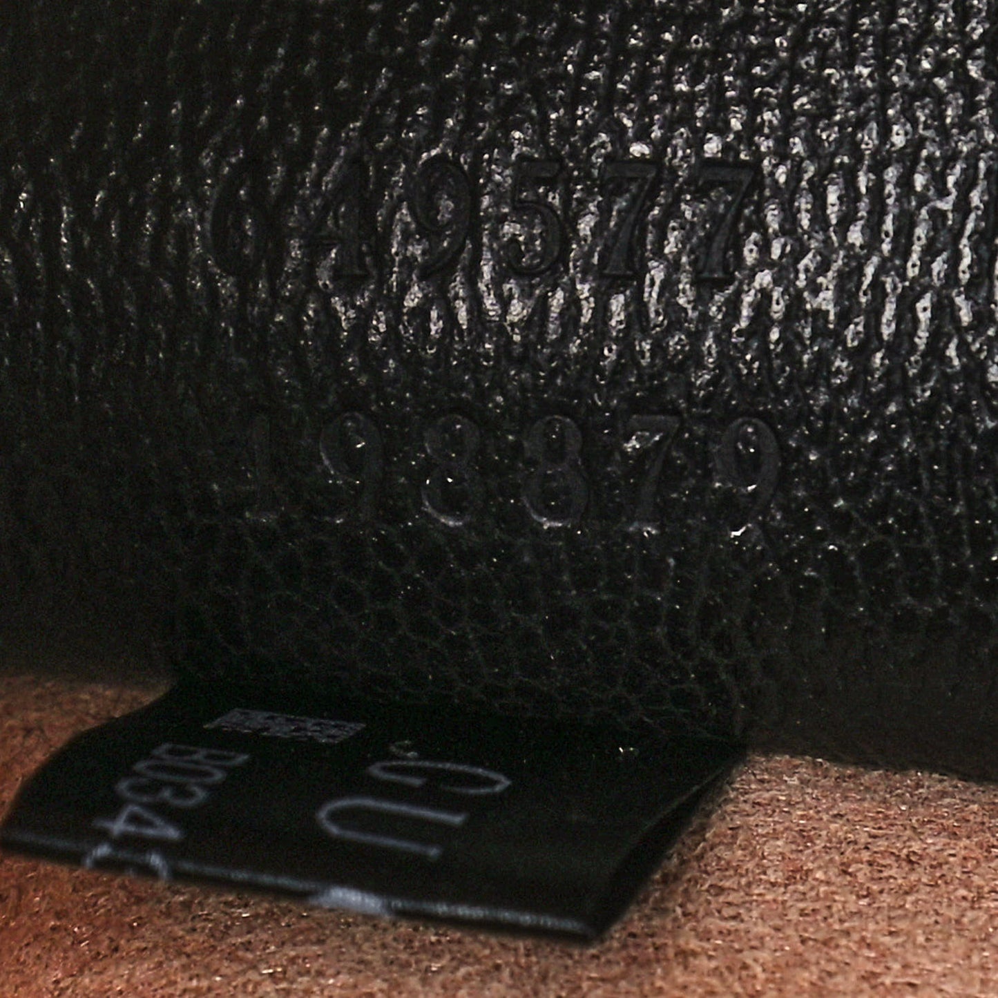 New Sakai Calfskin Lux Medium Dahlia Tote Black