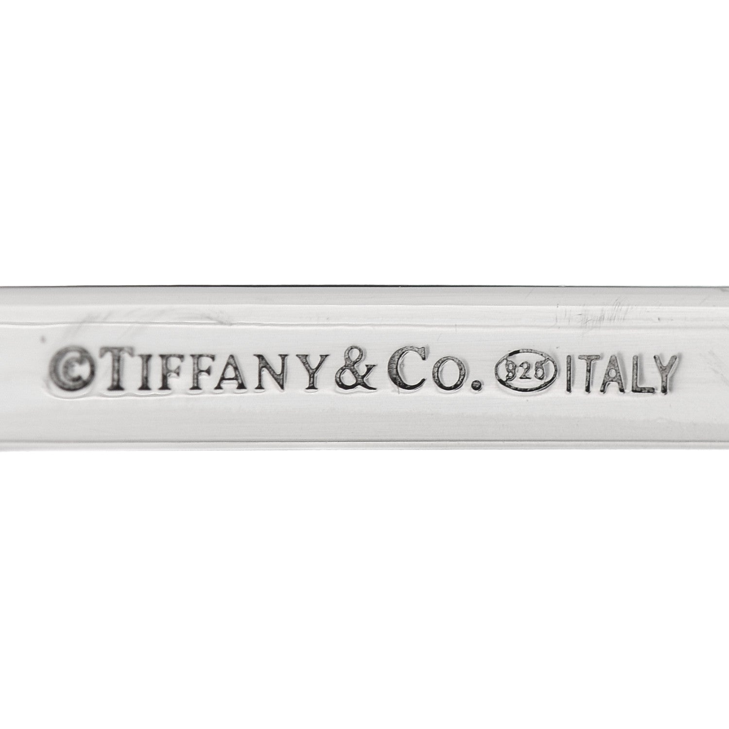 Tiffany Sterling Silver 1837 Square Bangle Bracelet 4 of 4