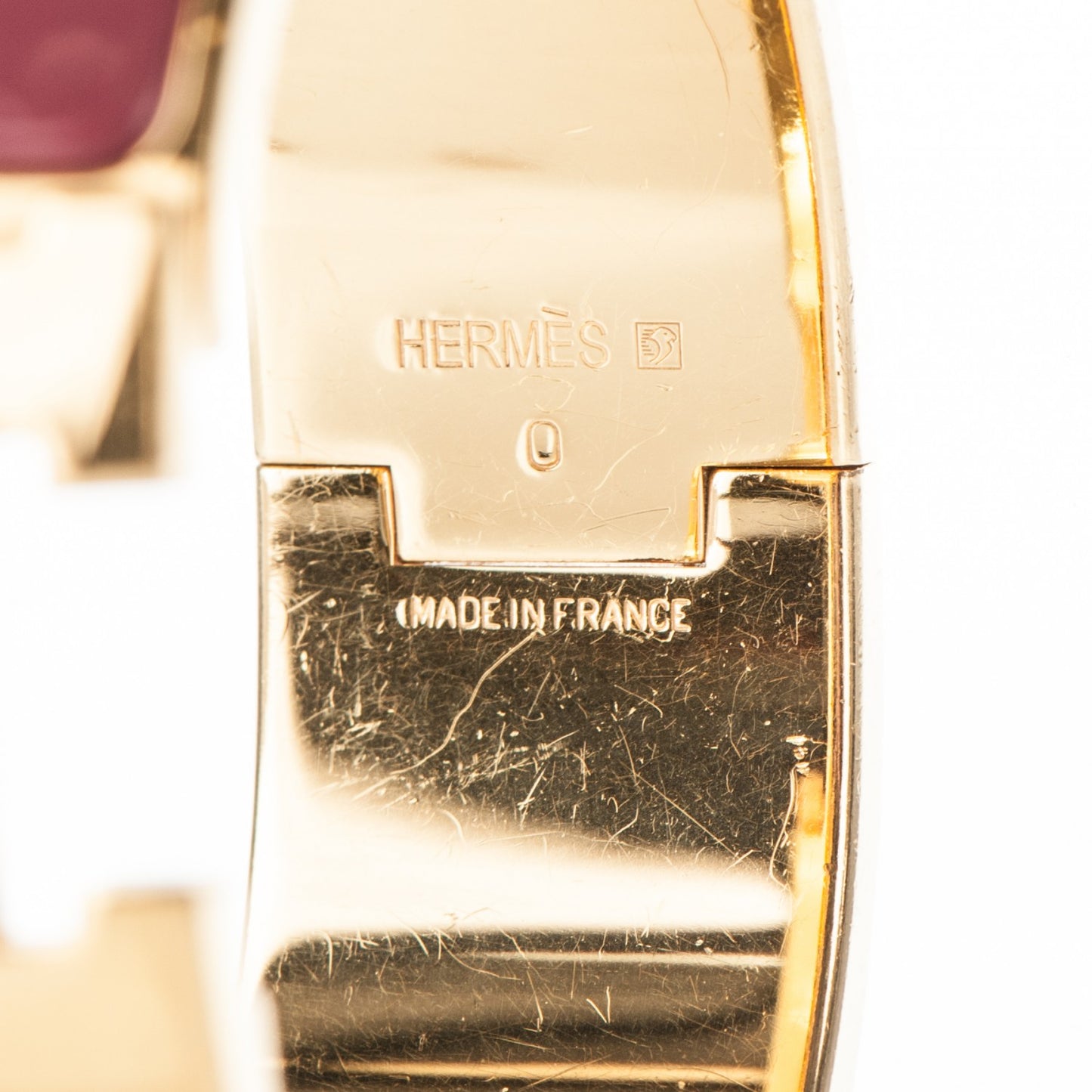 Enamel Wide Clic Clac H Bracelet PM Muscat