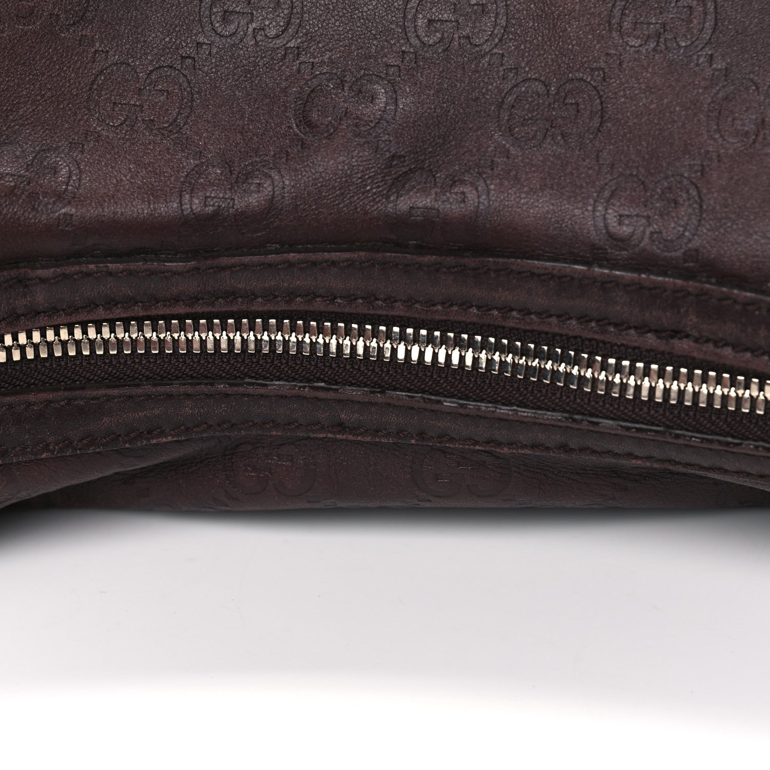 Gucci Guccissima Large Princy Hobo Dark Brown 13 of 15