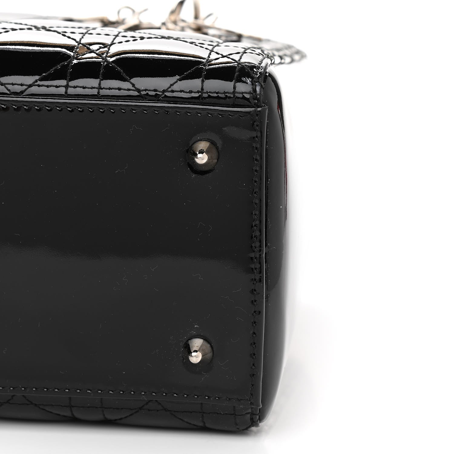 Christian Dior Patent Cannage Medium Lady Dior Black 10 of 12