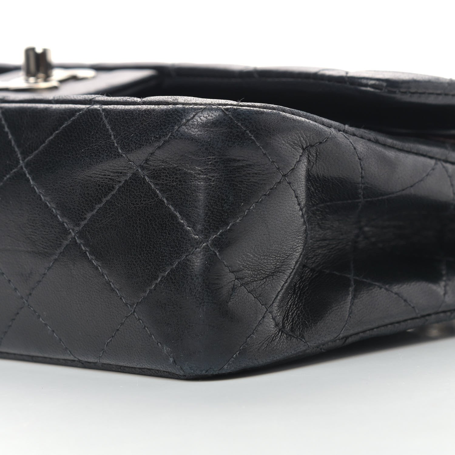 Chanel Lambskin Quilted Small Double Flap Black 8 of 15